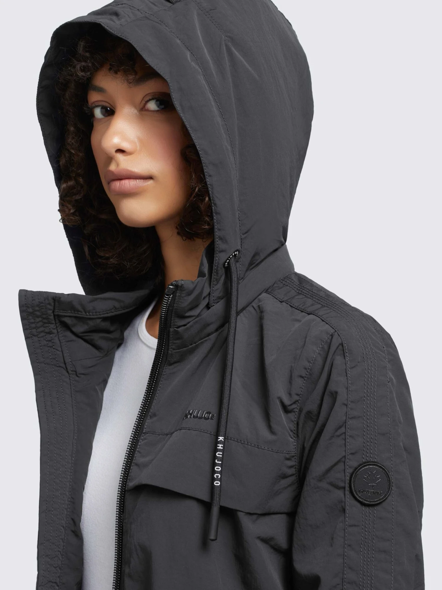 Khujo Manteaux De Mi-saison Manteau Mi-saison Voya3 Femme Noir 9 Khujo Manteaux De Mi-saison Manteau Mi-saison Voya3 Femme Noir - Image 7