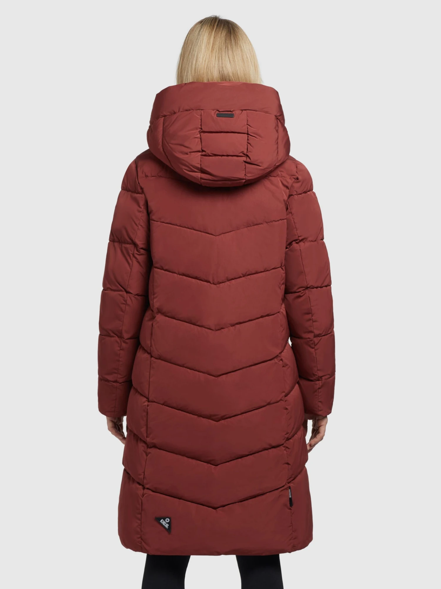 Khujo Manteaux De Mi-saison Manteau Mi-saison Klayd Femme Rouge Foncé 6 Khujo Manteaux De Mi-saison Manteau Mi-saison Klayd Femme Rouge Foncé - Image 4