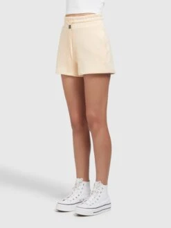 Khujo Shorts Regular Pantalon Femme Jaune Clair -Khujo 6d68300e699ac25f4adb6c95278a245c