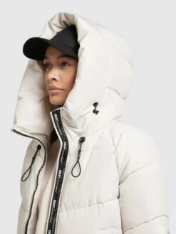 Khujo Vestes Dhiver Veste D’hiver Esila 3 Femme Blanc Naturel -Khujo 6f0ac7f71a8d2b180fc560a5e6ee98b2