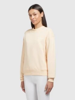 Khujo Sweats Sweat-shirt Esperanza Femme Jaune Clair -Khujo 6fc677585f140cd4e85260062fb85319