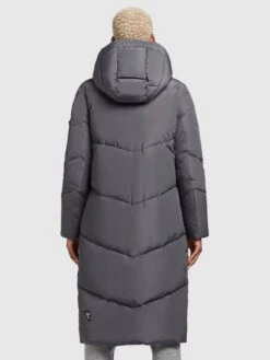 Khujo Manteaux De Mi-saison Manteau Mi-saison Femme Gris Basalte -Khujo 705783b3c64698e09a810b12259e282d