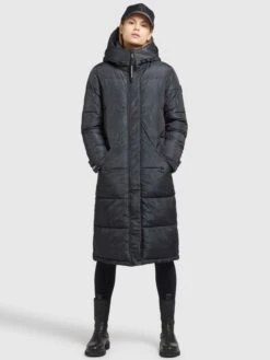 Khujo Manteaux Dhiver Manteau D’hiver Dakota 2 Femme Bleu Nuit -Khujo 71947895985a9be8e2cf639bdf9dd425