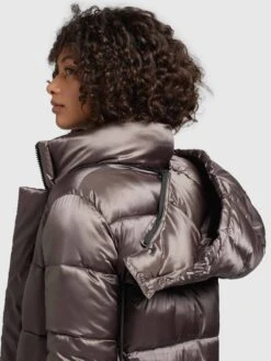 Khujo Manteaux Dhiver Manteau D’hiver Julina Femme Taupe -Khujo 75a16c369d76192815fea59c09ed5fb9