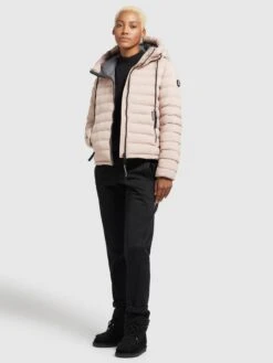 Khujo Vestes De Mi-saison Veste Mi-saison Lovina Femme Poudre -Khujo 78b1f8b354faf59128815e00210a0a78