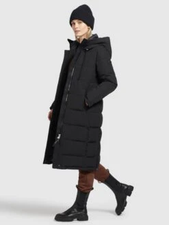 Khujo Manteaux Dhiver Manteau D’hiver Rugg Femme Noir -Khujo 7a77bc894362c7b06f833e3fb4260f94