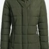 Khujo Manteaux Courts Manteau D’hiver Floyt Femme Olive