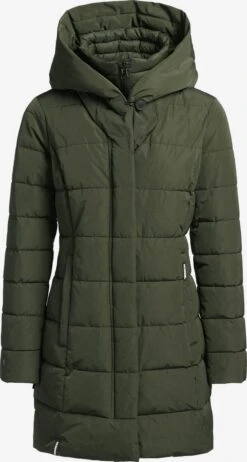 Khujo 39 Khujo Manteaux Courts Manteau D’hiver Floyt Femme Olive