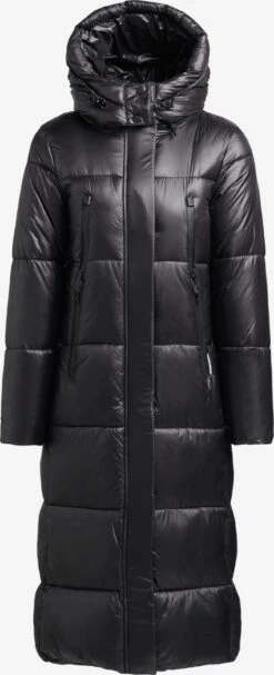 Khujo Manteaux Dhiver Manteau D’hiver Melona Femme Noir