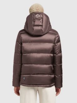 Khujo Vestes Dhiver Veste D’hiver Evona Femme Taupe -Khujo 7d891b4c49c17625af2e25f5772aa8ec