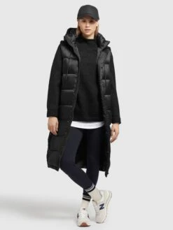 Khujo Vestes Sans Manches Gilet Tourin Femme Noir -Khujo 7da51adc361a15804de69468a3bc6dc2