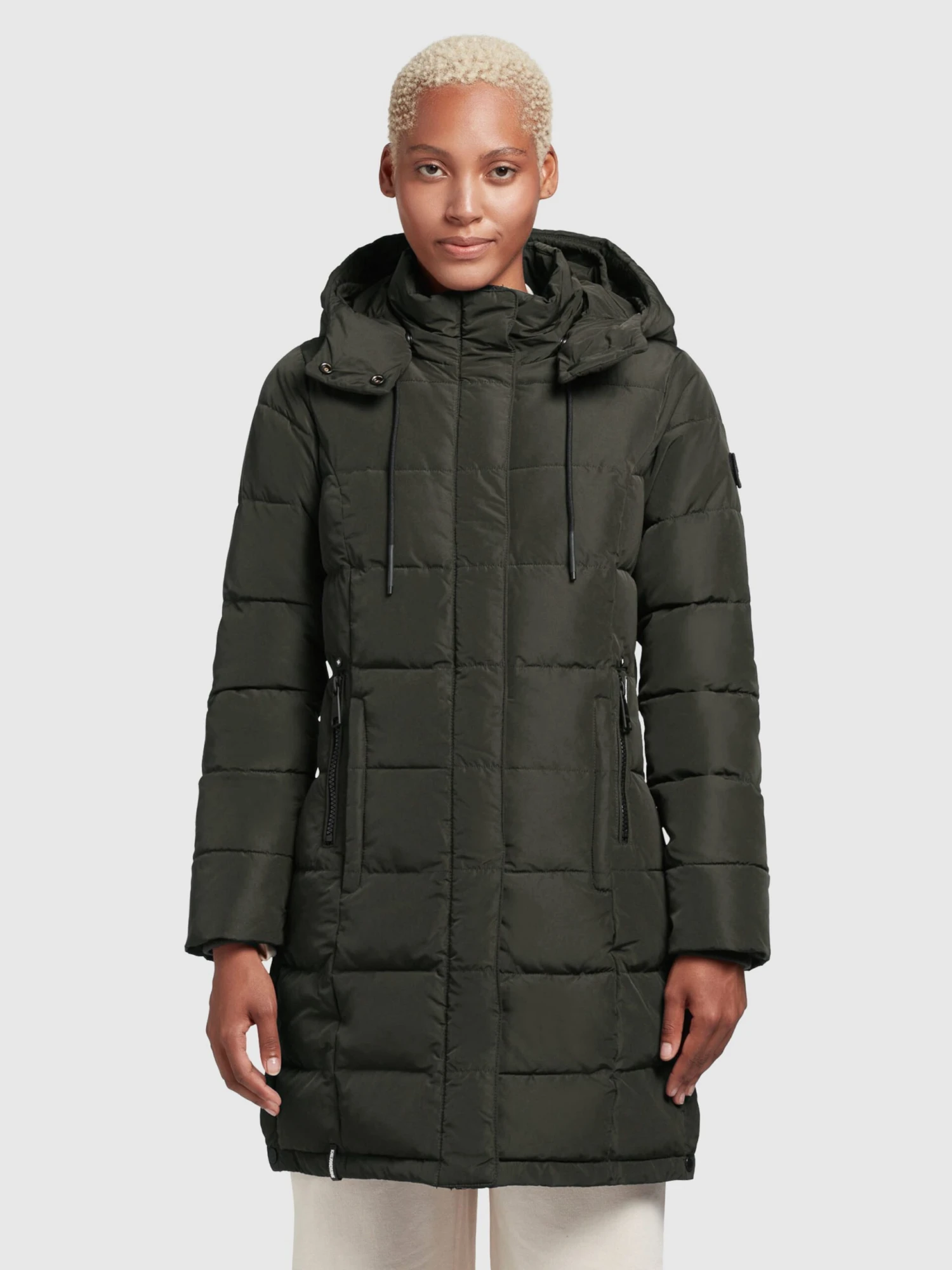 Khujo Manteaux Courts Manteau D’hiver Cups Femme Vert Foncé 4 Khujo Manteaux Courts Manteau D’hiver Cups Femme Vert Foncé - Image 2