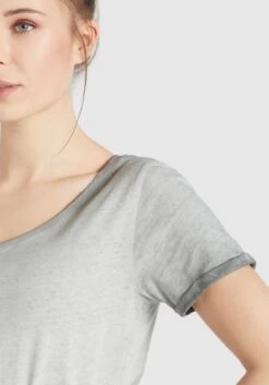 Khujo T-shirts T-shirt Baru Femme Gris -Khujo 7e257ab75b5f8aec65c1e964340384dc