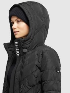 Khujo Vestes De Mi-saison Veste Mi-saison Stern Femme Noir -Khujo 7f82c3ae1bc86eaedc52f877d48df897