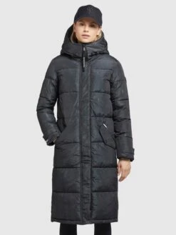 Khujo Manteaux Dhiver Manteau D’hiver Dakota 2 Femme Bleu Nuit -Khujo 80a27b48430abb865f255623a5b0e6b1