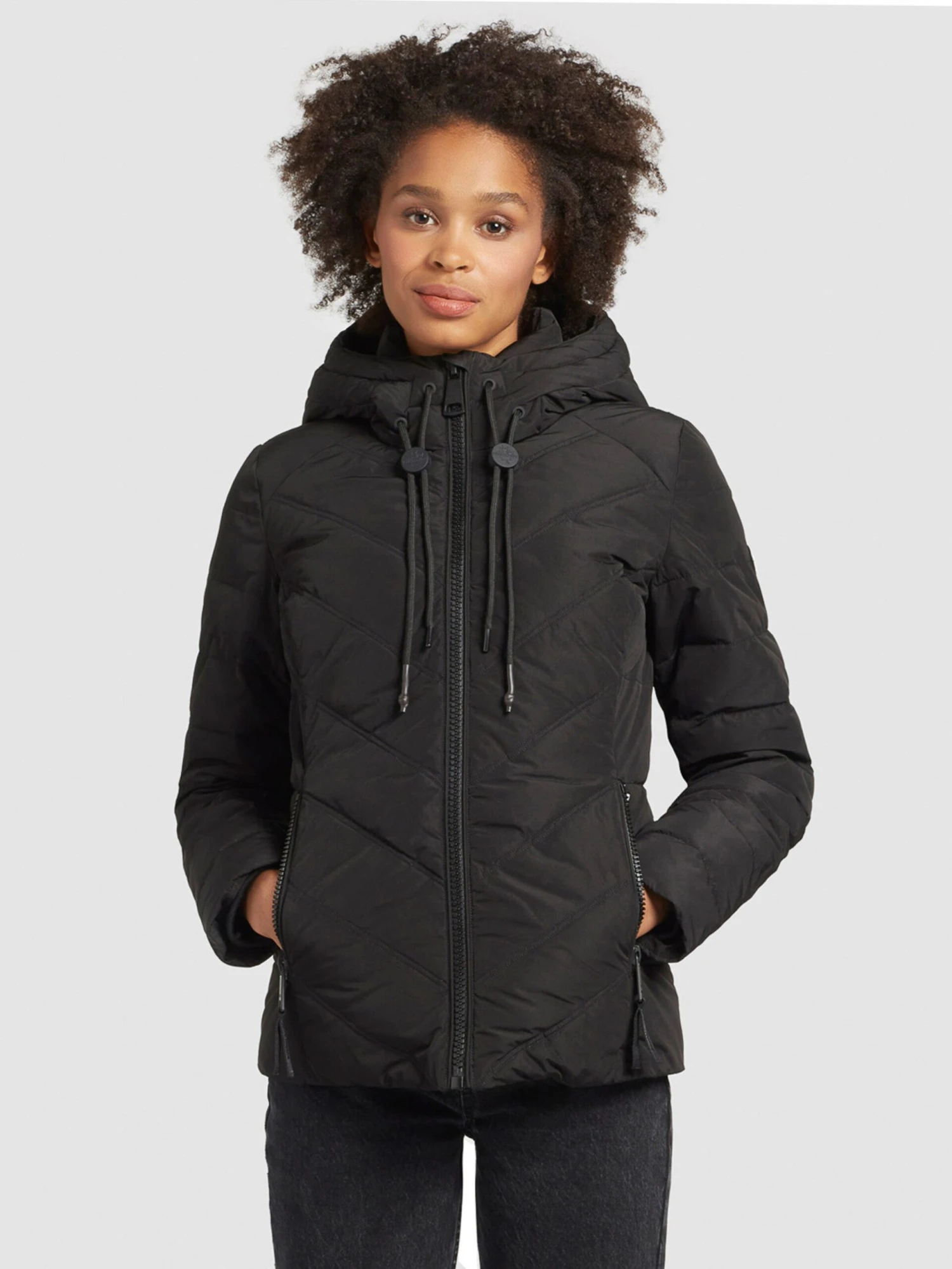 Khujo Vestes Dhiver Veste D’hiver Eija 2 Femme Noir 4 Khujo Vestes Dhiver Veste D’hiver Eija 2 Femme Noir - Image 2