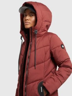 Khujo Manteaux De Mi-saison Manteau Mi-saison Aribay Femme Rouge Rouille -Khujo 834eeea42530509a149d302c10099e22