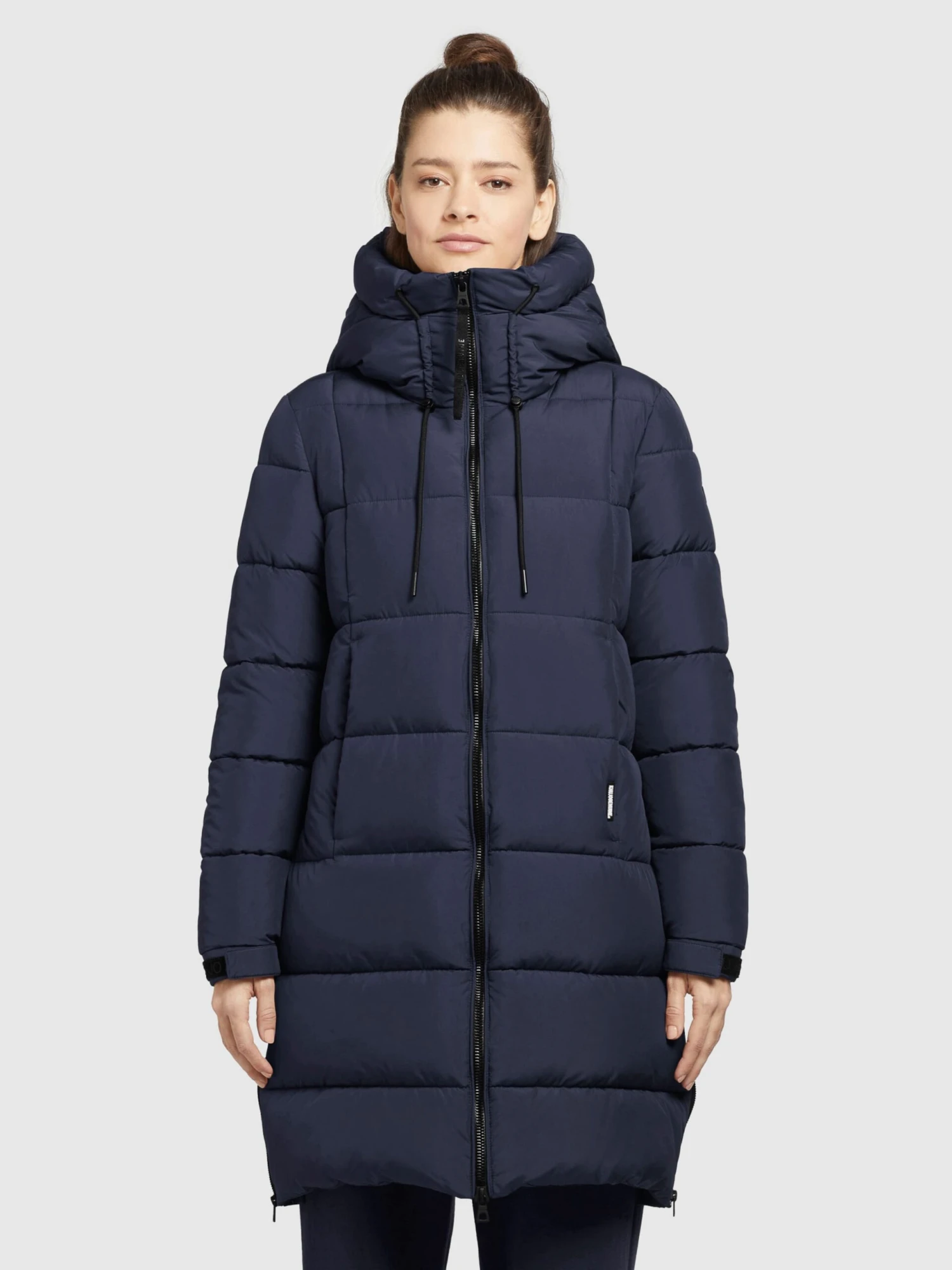 Khujo Manteaux Dhiver Manteau D’hiver Youma Femme Bleu Marine 4 Khujo Manteaux Dhiver Manteau D’hiver Youma Femme Bleu Marine - Image 2