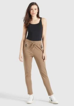 Khujo Pantalons De Survêtement Coupe Slim Pantalon Lyndsy Femme Noisette 12 Khujo Pantalons De Survêtement Coupe Slim Pantalon Lyndsy Femme Noisette -Khujo 892aacd472076a09a66240f7c57691be
