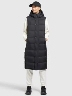 Khujo Vestes Sans Manches Gilet Magneta Femme Noir -Khujo 89bf3ed0013dae718d72fdc882cd536a