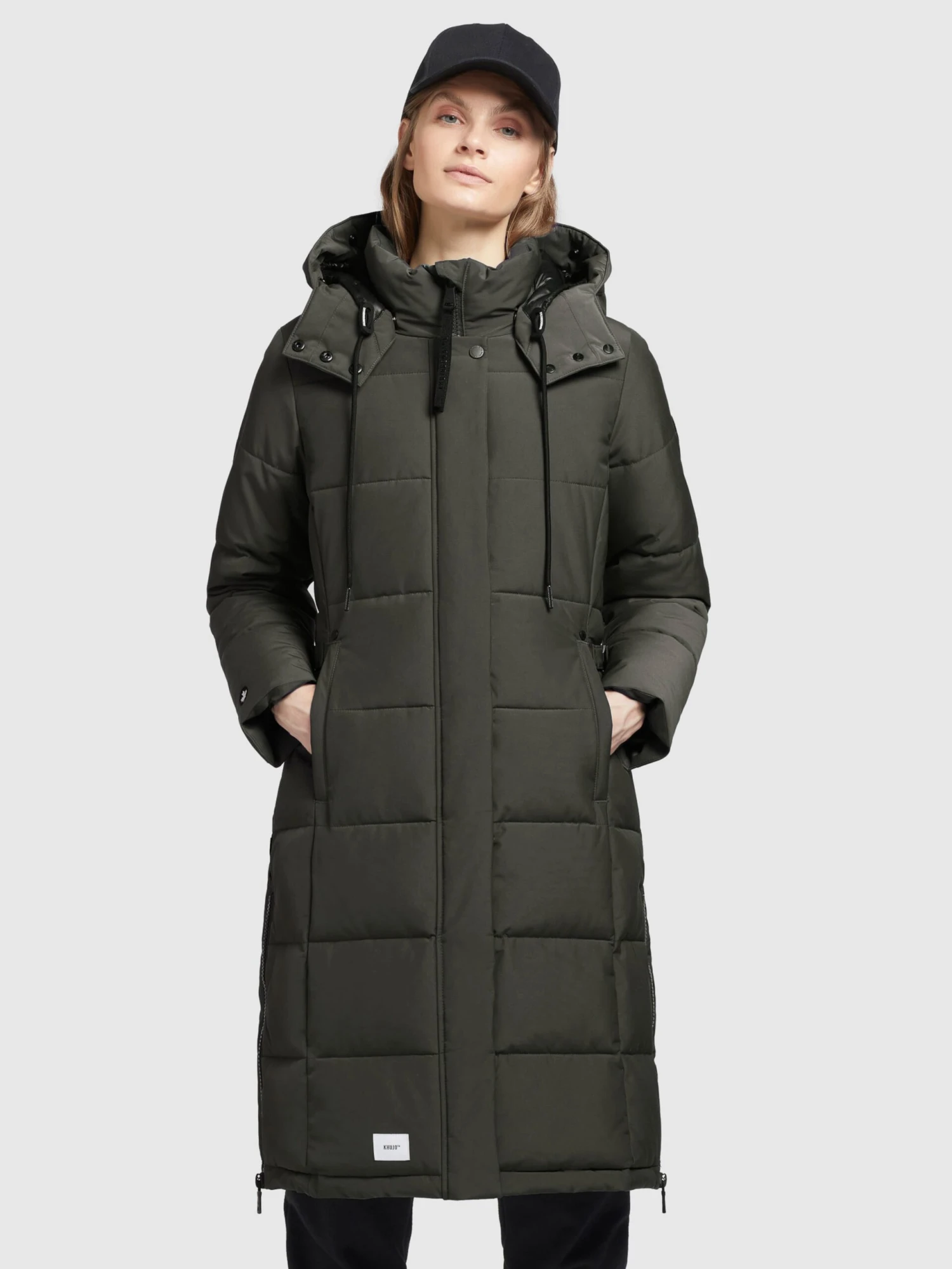 Khujo Manteaux Dhiver Manteau D’hiver Cliv Femme Vert Foncé 4 Khujo Manteaux Dhiver Manteau D’hiver Cliv Femme Vert Foncé - Image 2