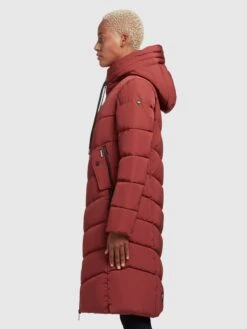 Khujo Manteaux Dhiver Manteau D’hiver Ayleena Femme Rouge Rouille -Khujo 8afe15771cba80fe043984f33c9b9128