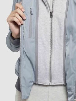 Khujo Vestes De Mi-saison Veste Mi-saison PERSEE Femme Bleu Clair / Gris -Khujo 8b353014099c8ef20bf9ca3bf413f6ad