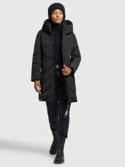 Khujo Manteaux Dhiver Manteau D’hiver Formin Femme Noir -Khujo 8bd0a2f80b076537c56c40b4aa7a31e0