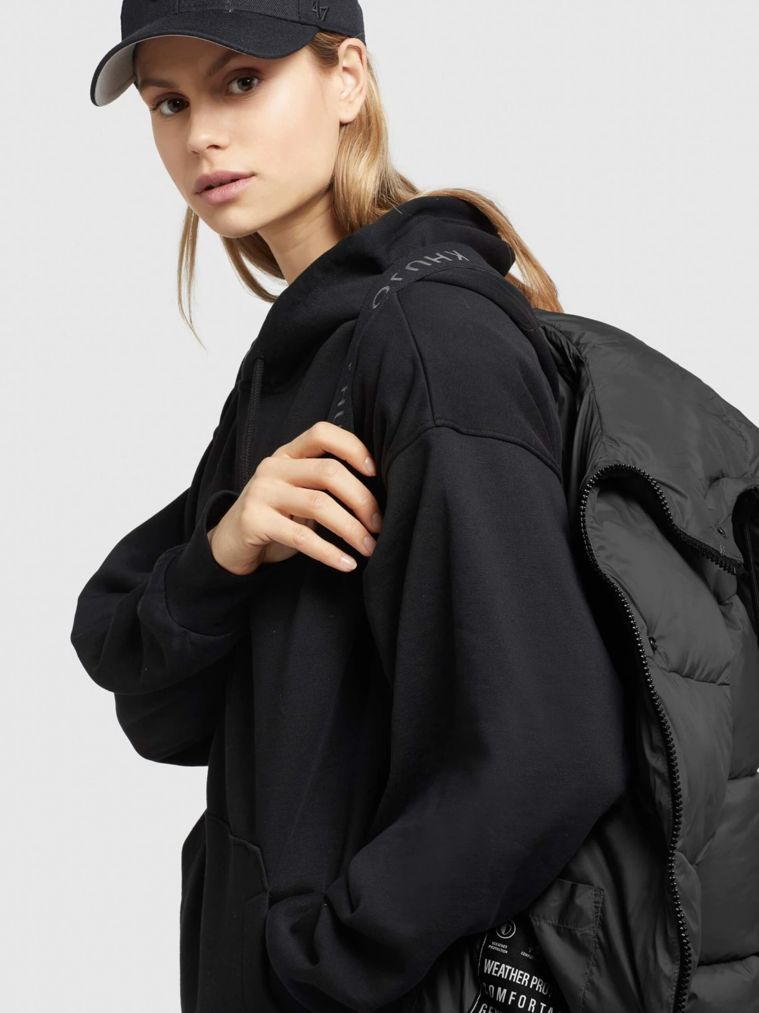 Khujo Vestes Dhiver Veste D’hiver Franee Femme Noir 10 Khujo Vestes Dhiver Veste D’hiver Franee Femme Noir - Image 8