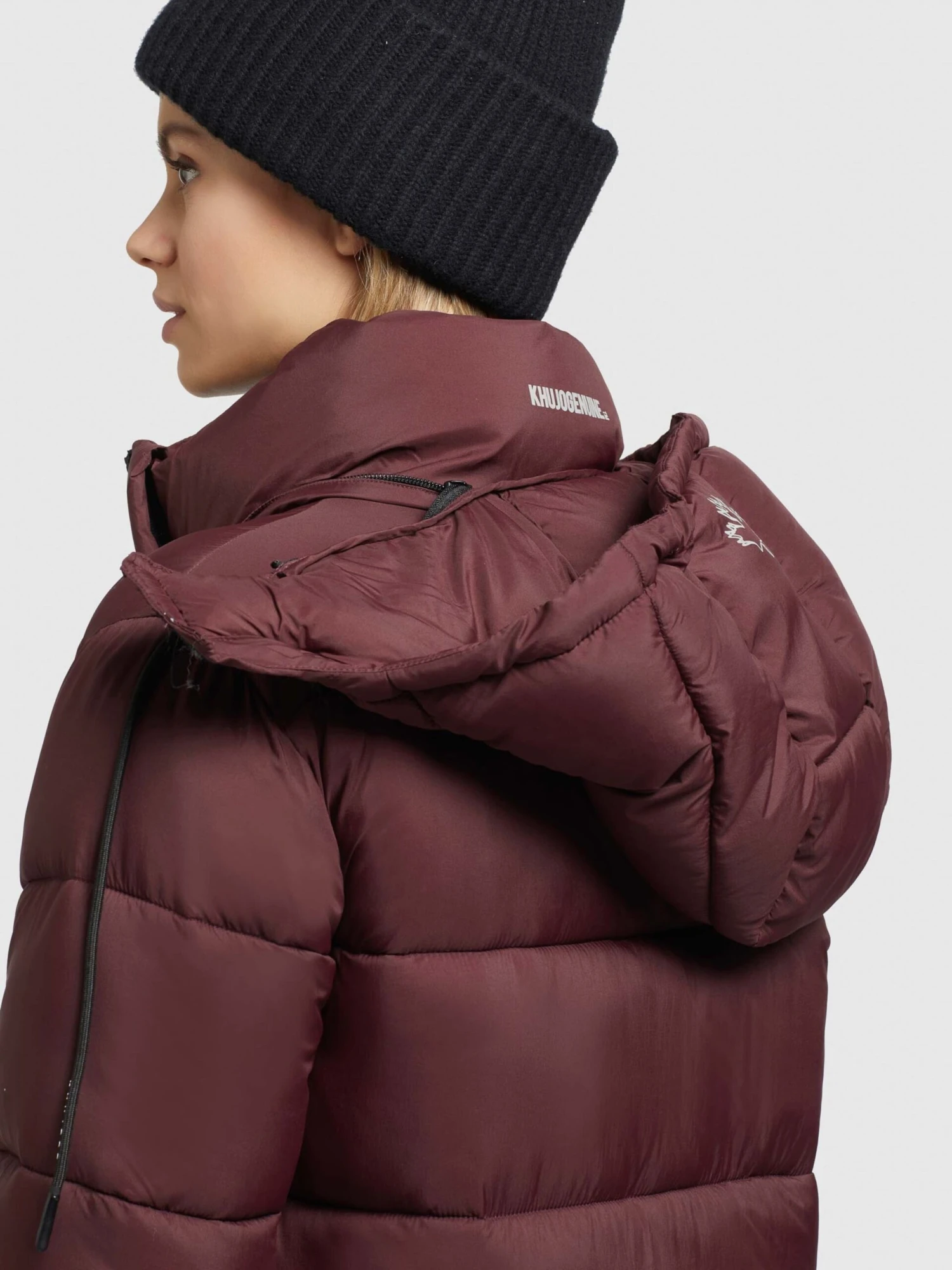 Khujo Manteaux Dhiver Manteau D’hiver Julina Femme Rouge Foncé 10 Khujo Manteaux Dhiver Manteau D’hiver Julina Femme Rouge Foncé - Image 8