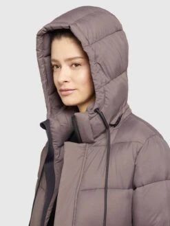 Khujo Manteaux Dhiver Manteau D’hiver Julina Femme Mauve -Khujo 90a8101bef960839b71c65b6d849731e