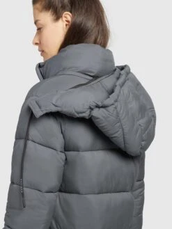 Khujo Manteaux Dhiver Manteau D’hiver Julina Femme Gris Foncé -Khujo 9113f6aa5ee73f48be479f0fecd02272