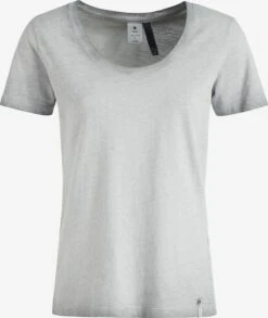 Khujo T-shirts T-shirt Pergola Femme Gris Foncé / Gris Chiné