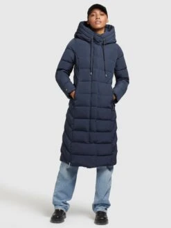 Khujo Manteaux Dhiver Manteau D’hiver Gamber Femme Bleu Foncé -Khujo 9382ca7163af4de96d1052558db7f837