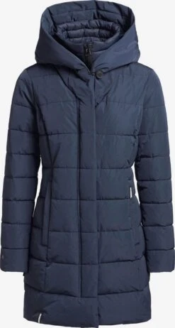Khujo 23 Khujo Manteaux Courts Manteau D’hiver Floyt Femme Bleu Foncé