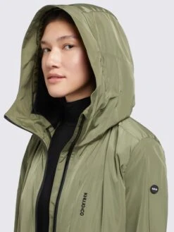 Khujo Manteaux De Mi-saison Manteau Mi-saison Ging Femme Olive -Khujo 972f4fa67f0714ec6f45c4613f3b73fd