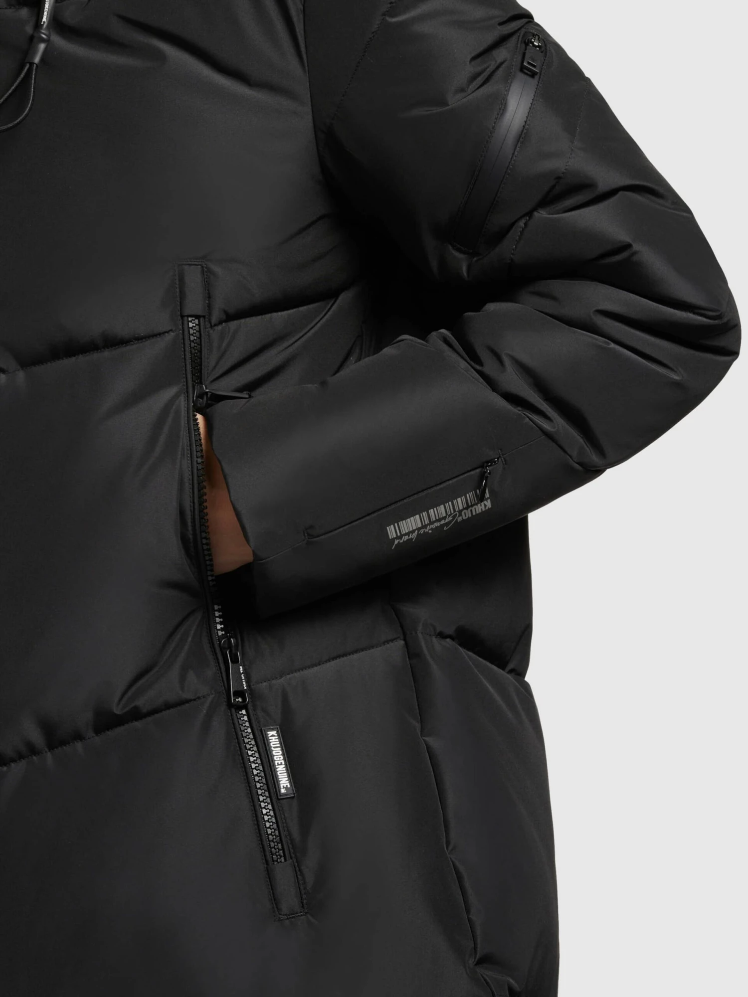 Khujo Manteaux De Mi-saison Manteau Mi-saison Sonje3 Femme Noir 10 Khujo Manteaux De Mi-saison Manteau Mi-saison Sonje3 Femme Noir - Image 8