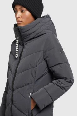 Khujo Manteaux Dhiver Manteau D’hiver Formin Femme Graphite -Khujo 9939891a0a0c158c032c1fb86abdc9c2