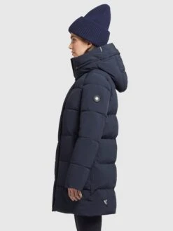Khujo Manteaux Courts Manteau D’hiver Wente Femme Bleu Foncé -Khujo 9a3a6bee640f0972ce95e9688bc031a6