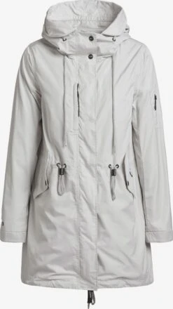 Khujo Parkas Parka Mi-saison Dayes Femme Blanc Cassé