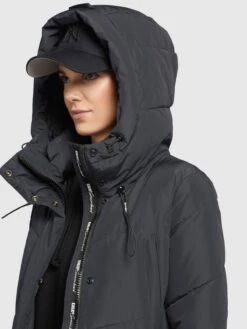 Khujo Manteaux Dhiver Manteau D’hiver Elvita Femme Bleu Foncé -Khujo 9a7039179493ac8ea0e813e93641d192