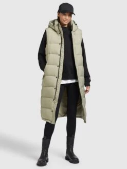 Khujo Vestes Sans Manches Gilet Magneta Femme Vert Pastel -Khujo 9bc219bf846e24bf3ecb6c8fdc06a810