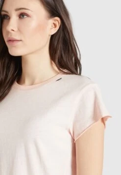 Khujo T-shirts T-shirt Matama Femme Poudre -Khujo 9c4aaa6f2b63c60cb83294d9bf369363