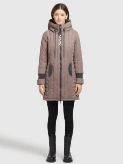 Khujo Manteaux De Mi-saison Manteau Mi-saison Jerry Femme Violet Clair -Khujo 9cac3542a83b5c0ebce63596d0091290