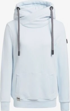 Khujo Sweats à Capuche Sweat-shirt Rhabea Femme Bleu Clair