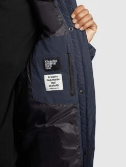 Khujo Manteaux Dhiver Manteau D’hiver TIONE Femme Bleu Marine -Khujo 9d5f9156b92290758a238faa6b5724a9