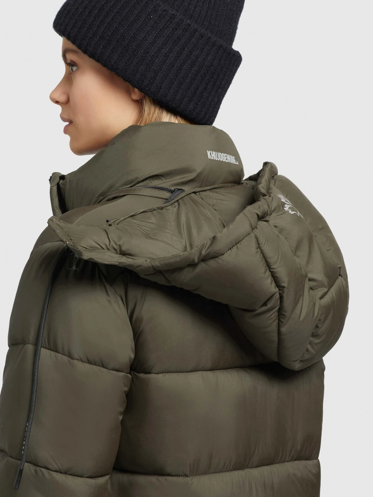 Khujo Manteaux Dhiver Manteau D’hiver Julina Femme Kaki 10 Khujo Manteaux Dhiver Manteau D’hiver Julina Femme Kaki - Image 8