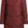 Khujo Manteaux Dhiver Manteau D’hiver SONJE4 Femme Rouge Rouille -Khujo 9f0804ff0b2da45f12ce9ffc6f296fd1