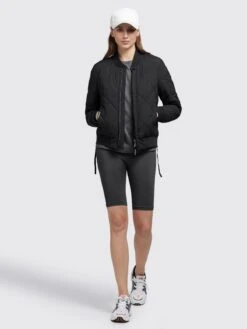 Khujo Vestes De Mi-saison Veste Mi-saison Leona Femme Noir -Khujo 9fec86cd210023237489b4b7d7761a55