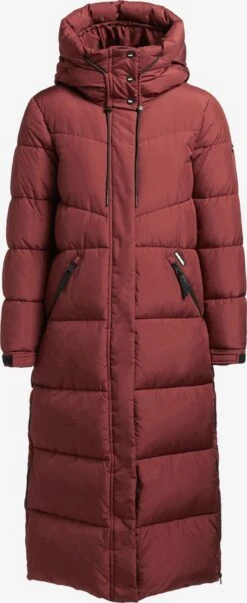 Khujo Manteaux Dhiver Manteau D’hiver Shimanta 2 Femme Rouge Rouille